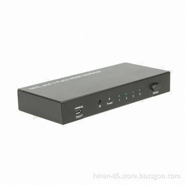 MHL and 3 Ports HDMI Switcher, Supports Highest Video Resolution 1080p